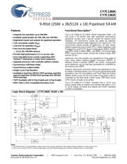 CY7C1041CV33-12ZI 数据规格书 1