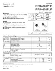 IRFR4620PBF 数据规格书 1