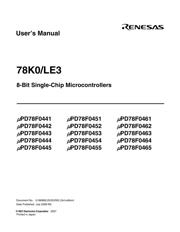 UPD78F0455GK-GAJ-AX 数据规格书 3