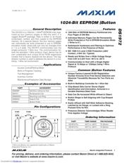 DS1972 datasheet.datasheet_page 1