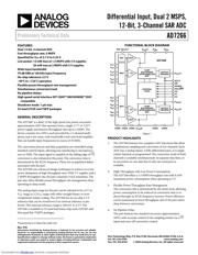 AD7266ASU datasheet.datasheet_page 1