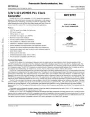 MPC9772AE datasheet.datasheet_page 1