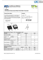 AOD464 datasheet.datasheet_page 1