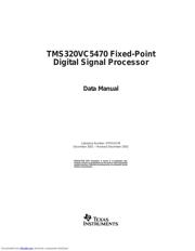 TMS320VC5470ZHKA 数据规格书 1