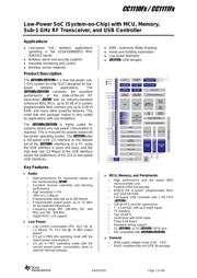 CC1110F32RHHR Datenblatt PDF