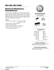MC1496DR2G Datenblatt PDF