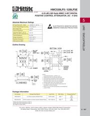 HMC539LP3ETR datasheet.datasheet_page 6