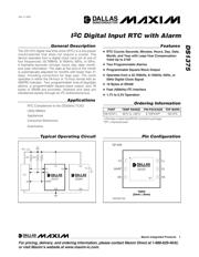 DS1375T/T&R; 数据规格书 1