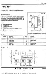 AN7168 datasheet.datasheet_page 1