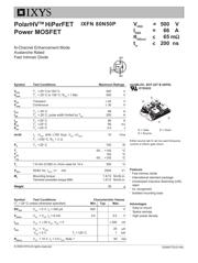 IXFN80N50P Datenblatt PDF