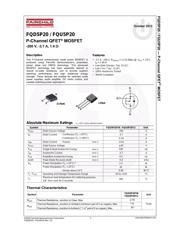 FQD5P20TM 数据规格书 1