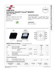 FDMC2610 datasheet.datasheet_page 1