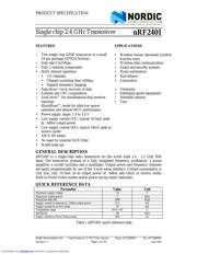 NRF2401GA datasheet.datasheet_page 1