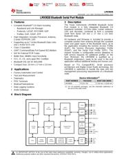 LMX9838DONGLE Datenblatt PDF