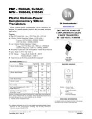 2N6043 Datenblatt PDF