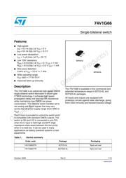 74V1G66CTR datasheet.datasheet_page 1