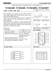 TC74AC08FT datasheet.datasheet_page 1