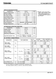 TC74AC08FT datasheet.datasheet_page 2