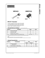 MPSH11 datasheet.datasheet_page 1