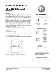 MC100EL16DTR2 数据规格书 1