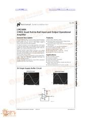 LMC6484 数据规格书 1