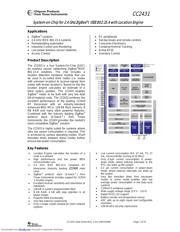 CC2431ZRTC Datenblatt PDF