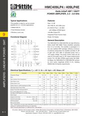 HMC409LP4ETR 数据规格书 3