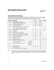 IR21592PBF 数据规格书 2