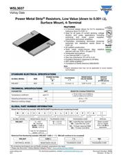 WSL3637R0100FEK 数据规格书 1