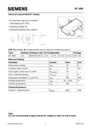 BF1009 datasheet.datasheet_page 1