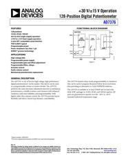AD7376ARUZ10 Datenblatt PDF