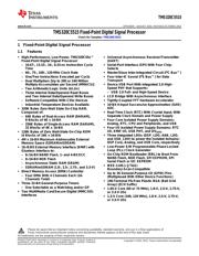 TMS320C5515AZCH10 Datenblatt PDF