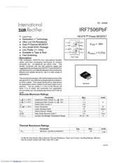 IRF7506PBF 数据规格书 1