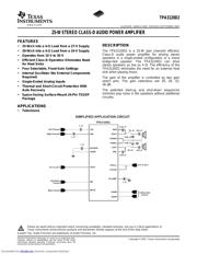 TPA3120D2EVM datasheet.datasheet_page 1