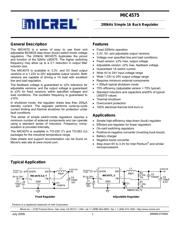 MIC4575-3.3WU 数据规格书 1