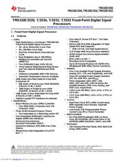 TMS320C5532AZHH10 datasheet.datasheet_page 1