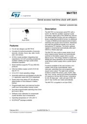 M41T81MX6 datasheet.datasheet_page 1