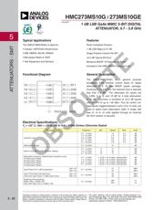 HMC273MS10GE 数据规格书 1