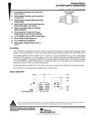 TPS3510DR 数据规格书 1