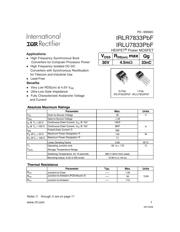 IRLR7833TRLPBF datasheet.datasheet_page 1