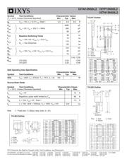 IXTA15N50L2 数据规格书 2