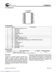 CY26049ZXC-22T datasheet.datasheet_page 2