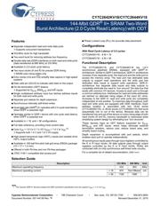 CY7C2644KV18-300BZI datasheet.datasheet_page 1