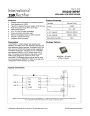 IRS2001MTRPBF 数据规格书 1