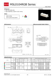 MSL0104RGBW1 数据规格书 1