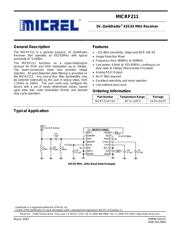 MICRF211AYQS TR 数据规格书 1