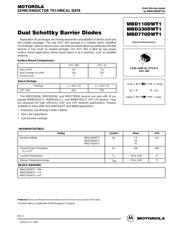 MBD330DWT1 数据规格书 1