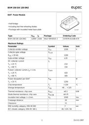 BSM150GB120DN2 数据规格书 1