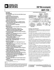 ADSP-2183KCA-210 datasheet.datasheet_page 1