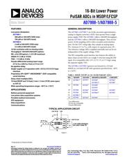 AD7988-1BCPZ-RL7 数据规格书 1